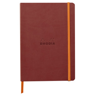 Rhodia Softcover Notebook - A5 - Nacarat - Dotted